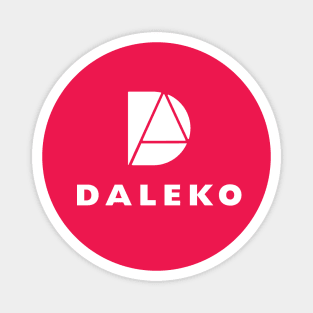 Daleko logo - light single color vertical Magnet